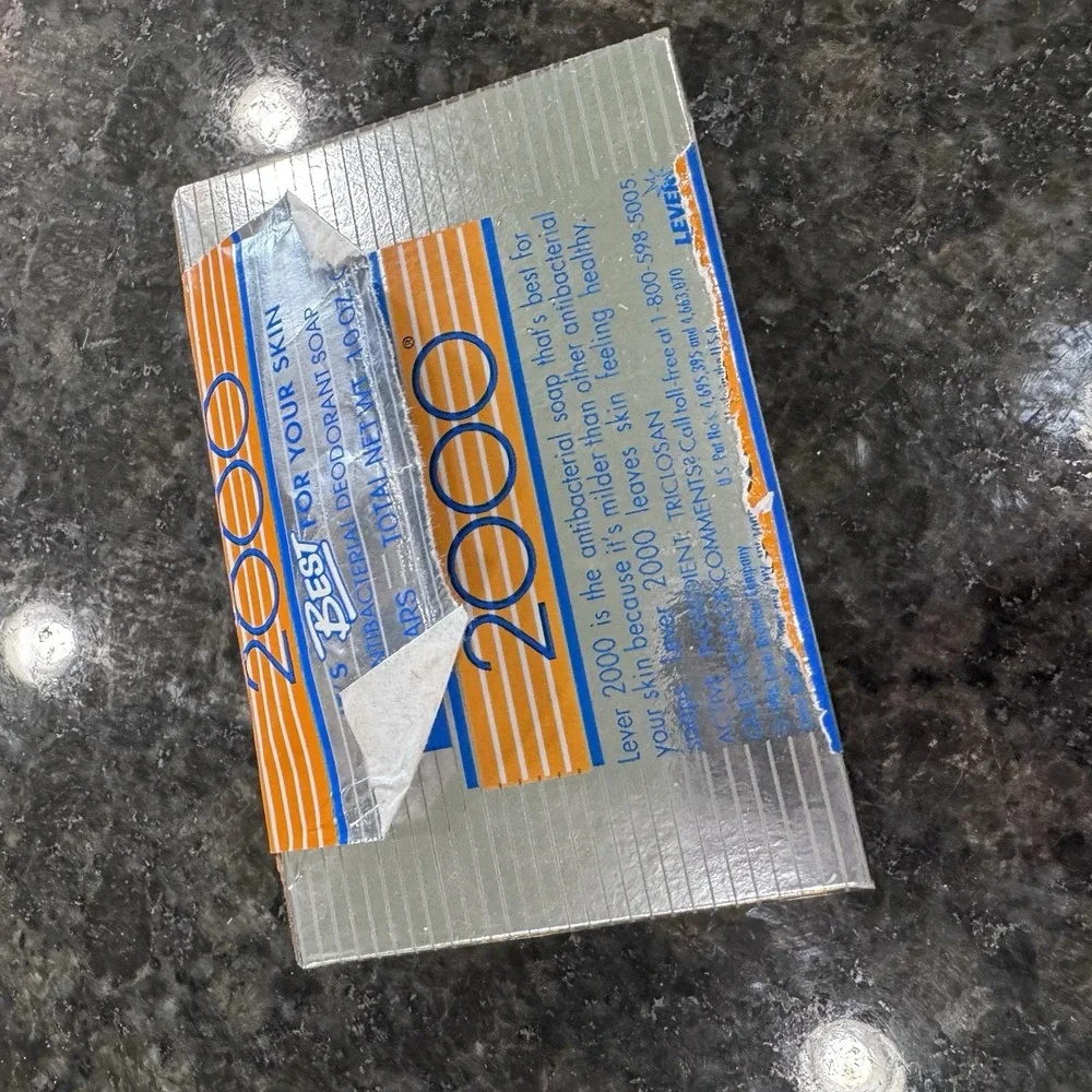Vintage Lever‎ 2000 Anti-Bacterial 1 Bar Pack Deodorant Soap